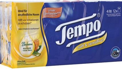 Actual product image Tempo Handkerchiefs soft&sensitive