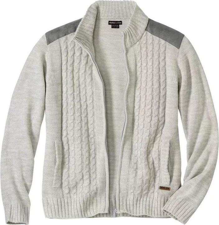 Immagine prodotto Atlas For Men Giacca da uomo in maglia a cavi (XXL)