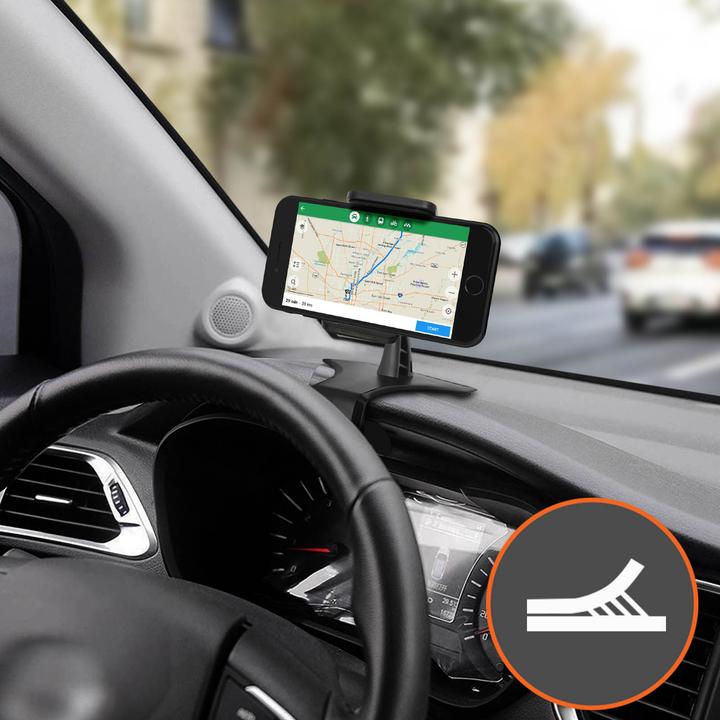Actual product image LinQ Car mount smartphone sun visor
