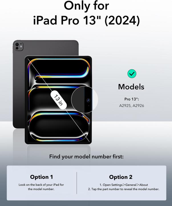 Actual product image ESR Rebound (iPad Pro 13 2024 (M4))