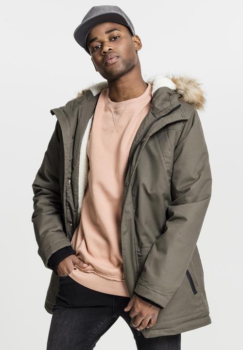 Produktbild Urban Classics Heavy Cotton Imitation Fur Parka (L)