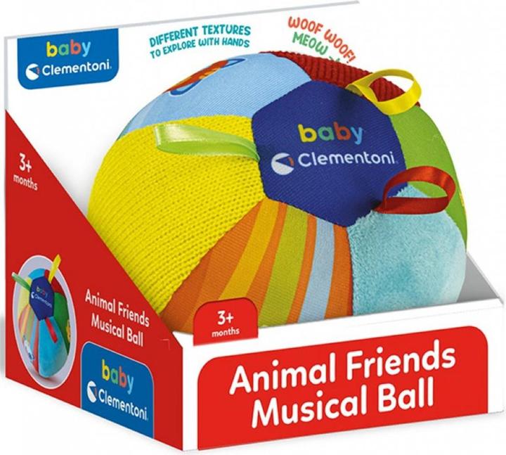 Actual product image Clementoni Animal Friends Music Ball