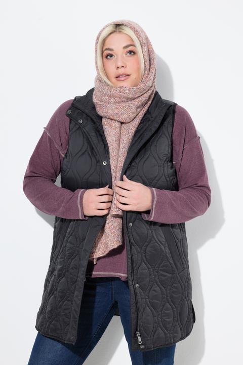 Actual product image Ulla Popken HYPRAR Ogee Quilted Vest (54)
