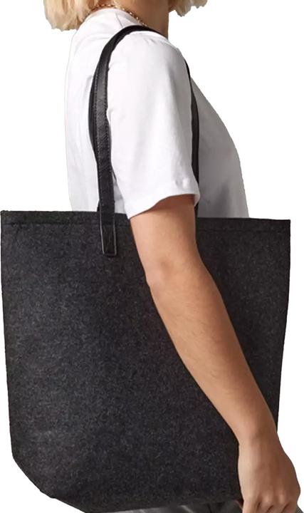 Actual product image Bagbase Premium Felt Tote (13 l)