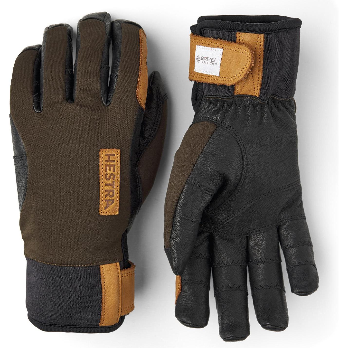 Hestra, Damen, Handschuhe, Ergo Grip Active Wool Terry 5 Finger, Grün, (9)