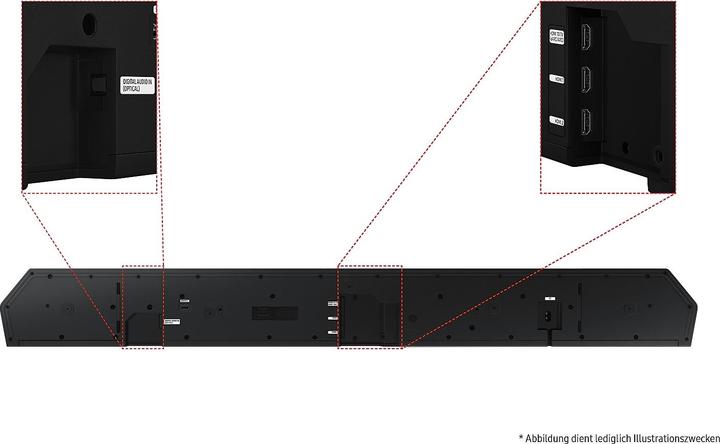 Actual product image Samsung HW-Q995GD/ZG (656 W, 11.1.4 Channel)