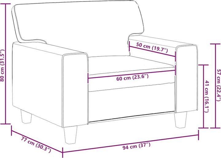 Produktbild vidaXL Sessel