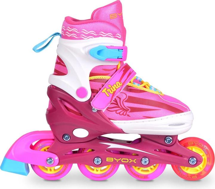 Immagine prodotto Byox Pattini in linea bambini Trina 3 in 1, 34-37 (34, 35, 36, 37)