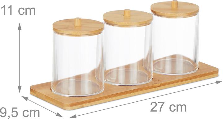 Actual product image Relaxdays bathroom-container-set