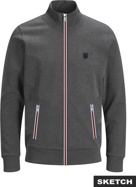 Jack & Jones Jprbluronaldo Sweat Zip Cardigan Prau25