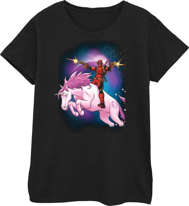 Produktbild Deadpool Space Unicorn Boyfriend Fit TShirt (S)