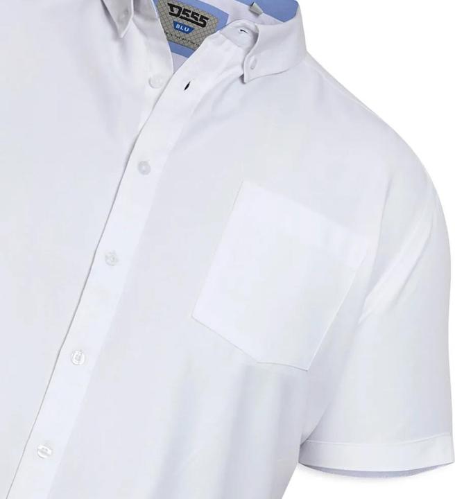 Immagine prodotto DUKE Camicia James Oxford Kingsize a maniche corte da uomo (4XL)