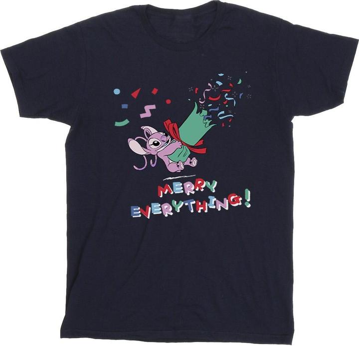 Produktbild Disney Lilo And Stitch Angel Merry Everything TShirt (5XL)