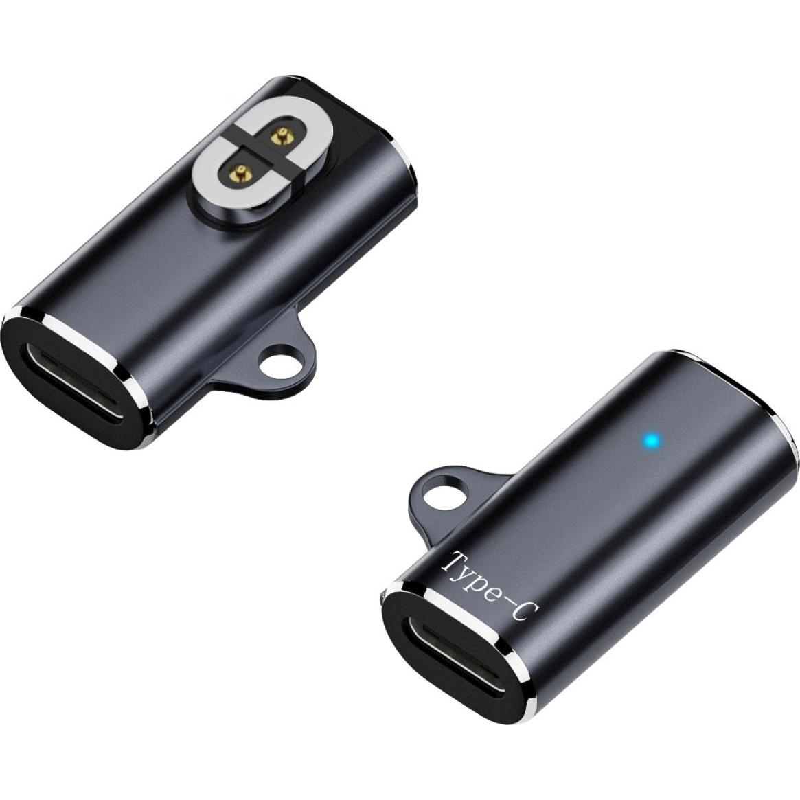 PowerGuard USB-C zu Shokz Kopfhörer magnetischer Charge Adapter (USB), Kopfhörerkabel, Schwarz