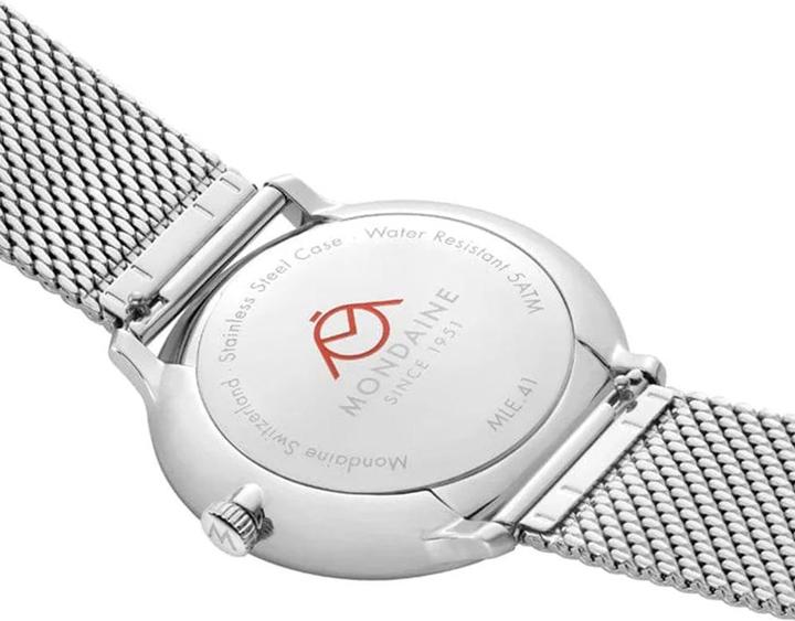 Produktbild Mondaine MLE.41210.SM Herrenuhr Doppio 41mm (Swiss Made, Analoguhr, 41 mm)