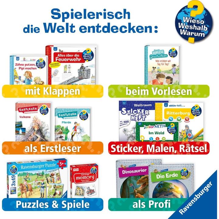 Produktbild Ravensburger Wieso? Weshalb? Warum? Meine Vorlesegeschichten, Band 3 - Wer ist hier im Einsatz? (Deutsch, Inka Friese, 2025)