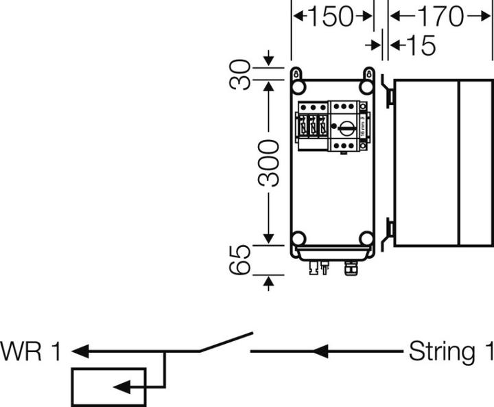 Actual product image Hensel HEN Mi PV 2111 Generator junction box