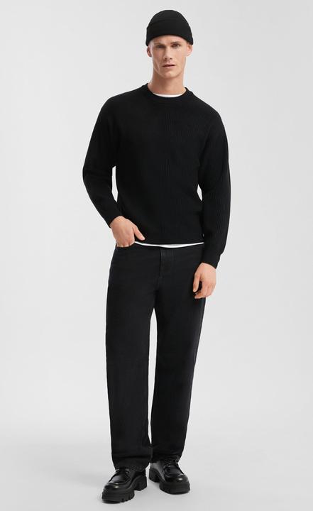 Produktbild s.Oliver Strickpullover Strickpullover mit Layering (L)