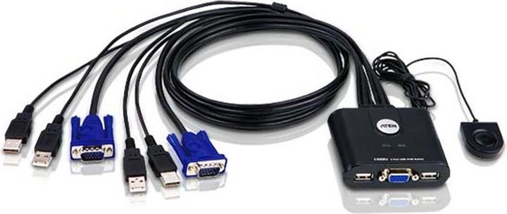 Image du produit Aten CS22U, commutateur KVM à 2 ports, USB, VGA