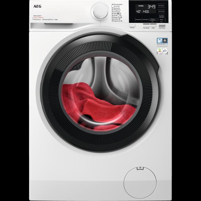 Actual product image AEG LR7E60489 Washing machine front loader 8 kg 1,400 rpm start time preselection (8 kg, Left)