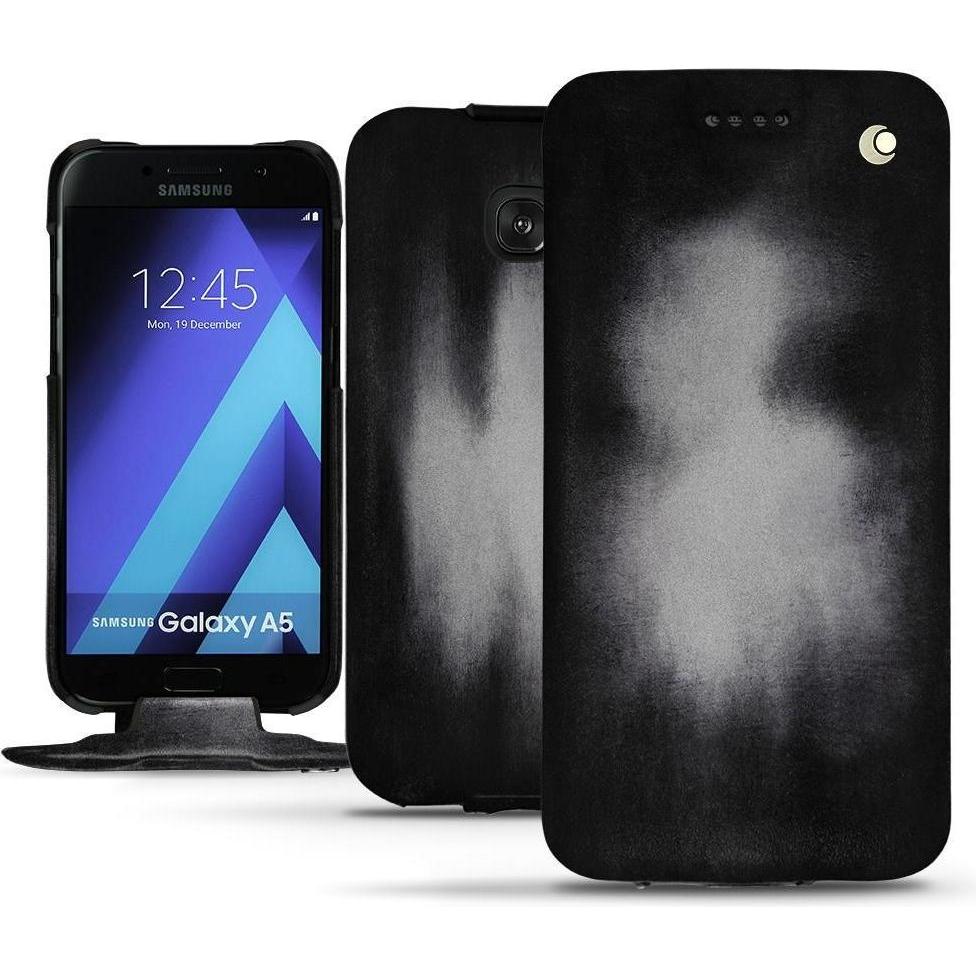 Thumbnail - Noreve Lederschutzhülle vertikal (Samsung Galaxy A5 (2017)), Smartphone Hülle, Grau