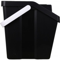 Image du produit Tontarelli poubelle verticale avec anse moda 28l blanc/noir (28 l)