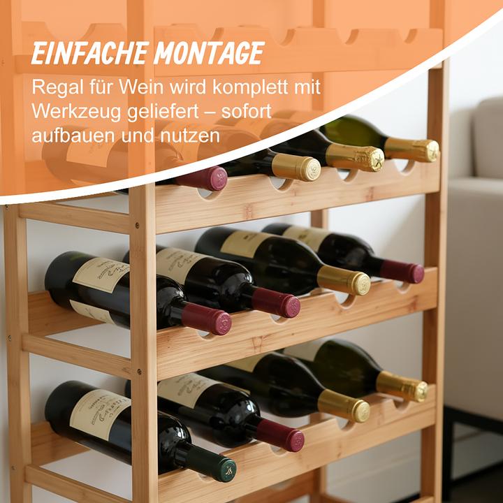 Actual product image Relaxdays winerack (45 x 45 x 73 cm)