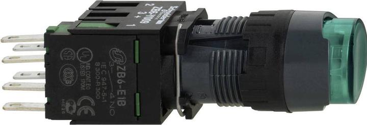 Actual product image Schneider Electric Illuminated pushbutton XB6AE3B1B