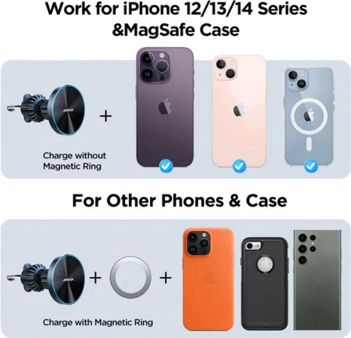 Produktbild Joyroom Magnetic Wireless Car Charger Holder