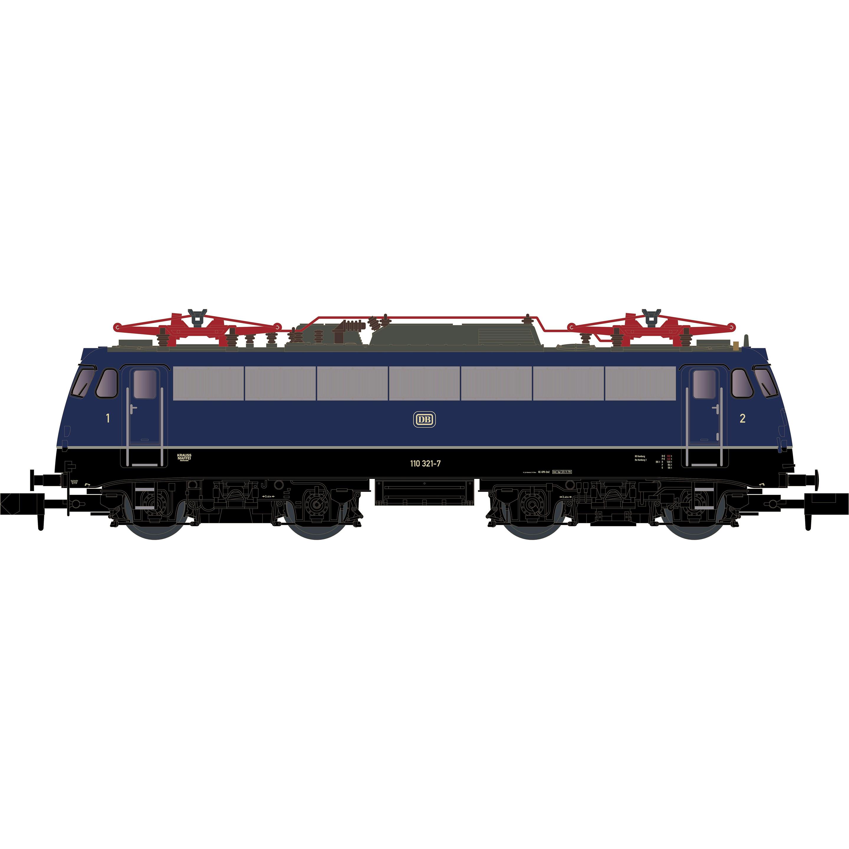 Hobbytrain E-Lok BR 110 DB Ep.IV (Spur N)