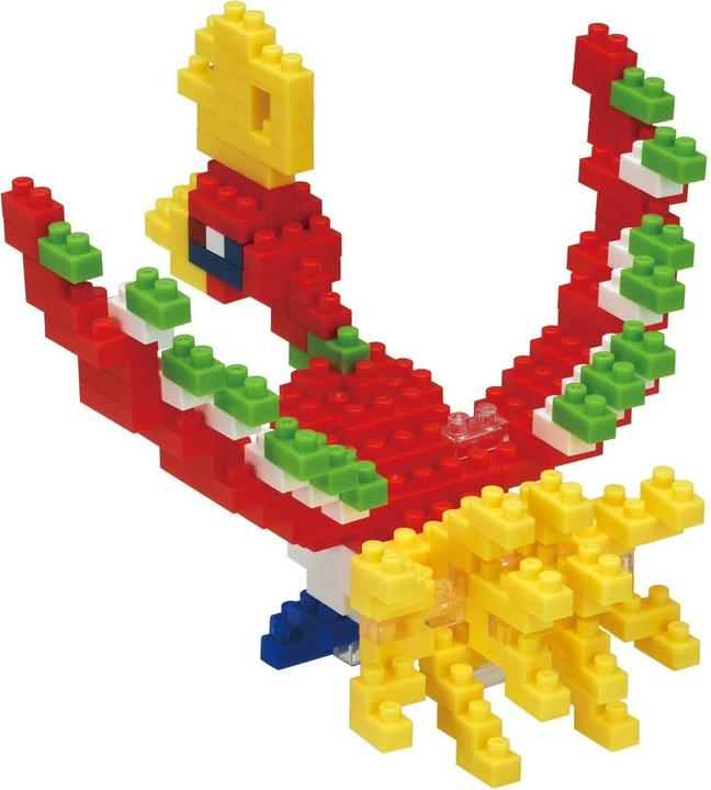 Actual product image Nanoblock Pokémon Ho-Oh Level 3 Building Block Model