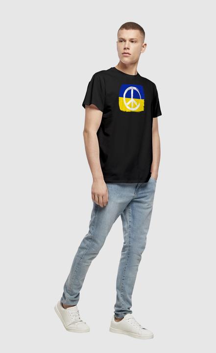 Actual product image Merchcode Peace - Flag Peace Basic T-Shirt - 161529 (M)