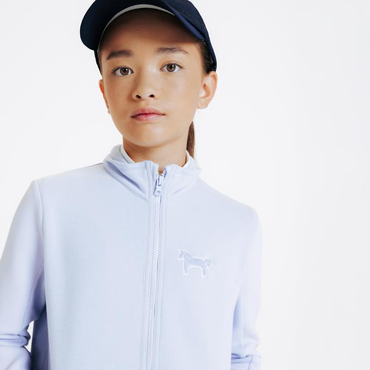 Produktbild Fouganza Reit-Sweatjacke 500 Kinder lila (122)