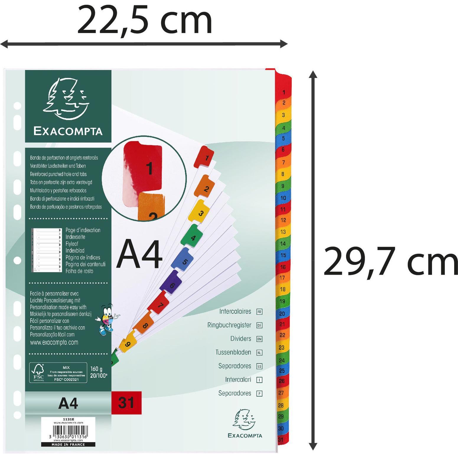 Thumbnail - Exacompta, Ordner Zubehör, Register