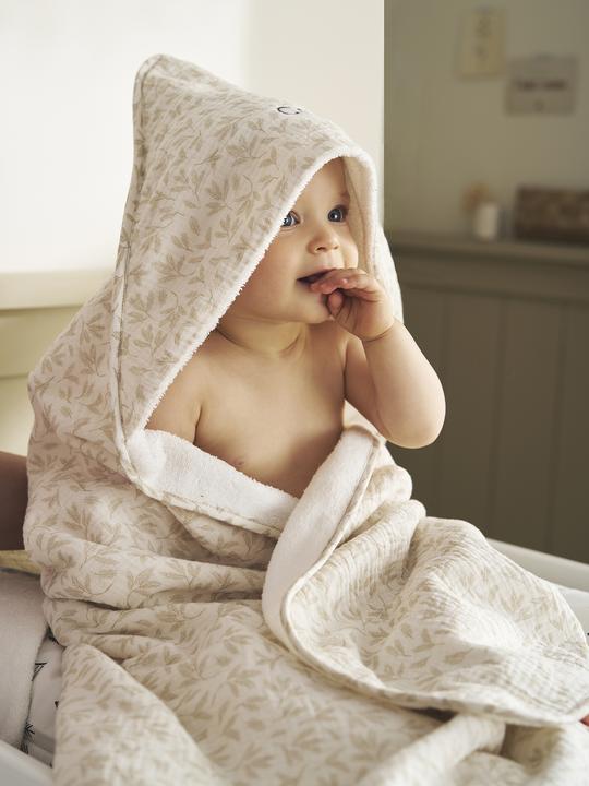 Image du produit Vertbaudet Baby Geschenk-Set: Badetuch & Waschhandschuh HYGGE (80 x 80 cm)