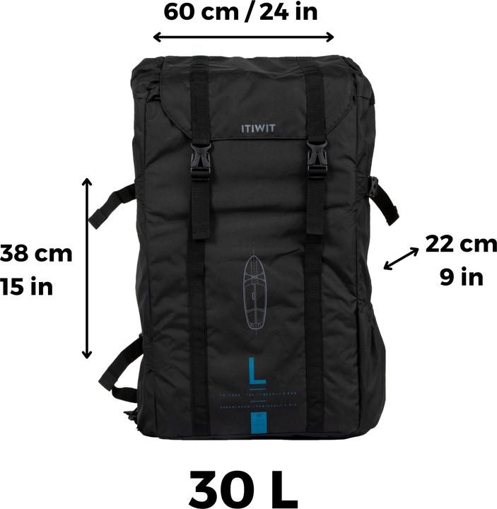 Actual product image Itiwit Paddle transport bag polyester