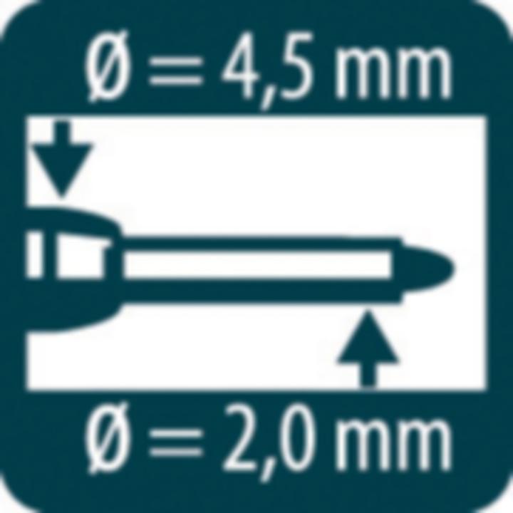 Immagine prodotto Pica Marcatore per fori profondi (Nero, 1.50 mm, 1 x)