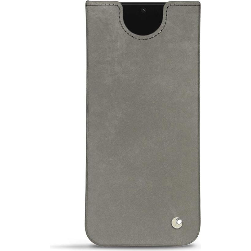 Noreve Lederschutzhülle (Samsung Galaxy S21+), Smartphone Hülle, Grau
