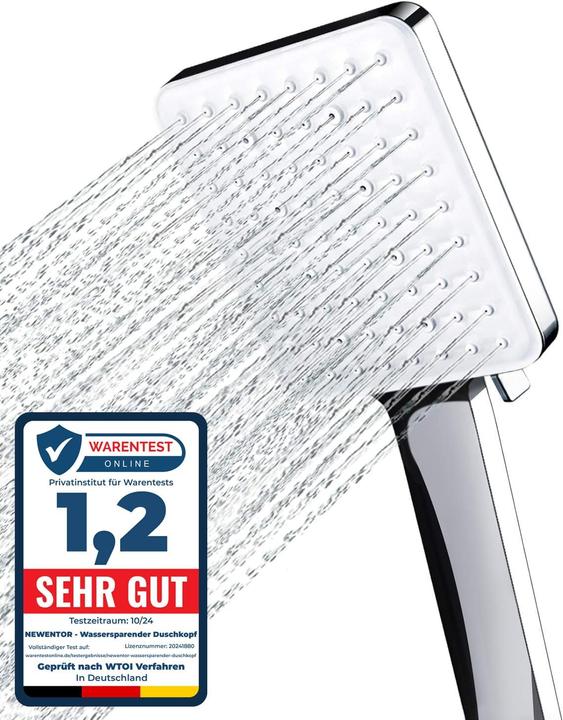 Produktbild Newentor Duschkopf (6 Strahlarten)