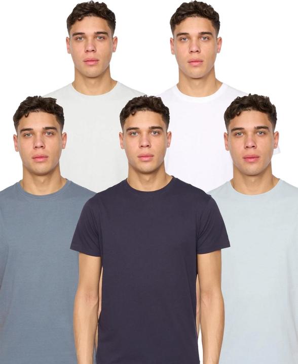 Immagine prodotto Duck and Cover Demtare Maglietta Semplice Uomo Misura Confezione 5 (S)