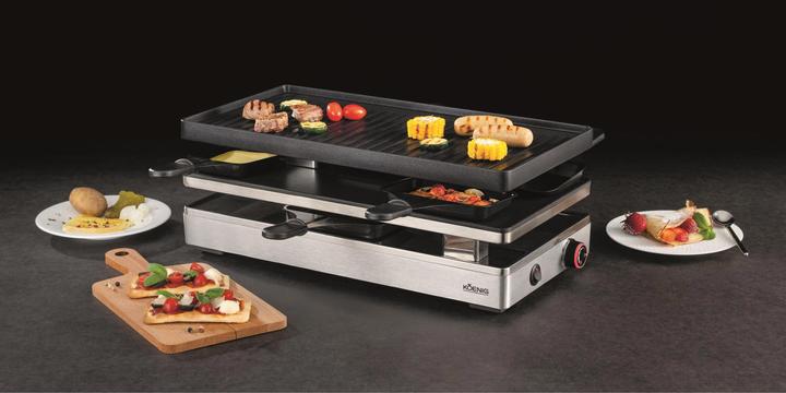 Actual product image Koenig Pizza-Raclette-Grill 4-in-1