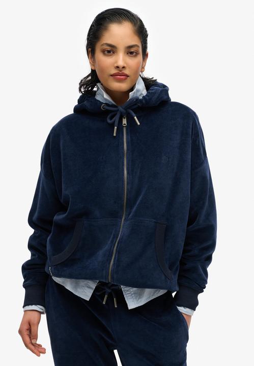 Produktbild Superdry Velours-Kapuzenjacke (S)