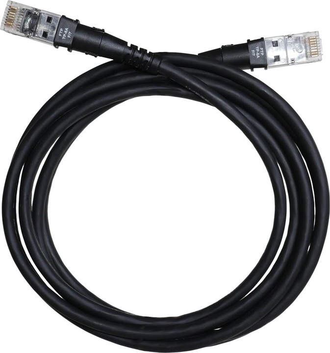 Produktbild PatchSee Patchkabel ThinPATCH Cat 6A, U/FTP, 0.9 m, Schwarz 10 Stück (U/FTP, CAT6a, 0.90 m)