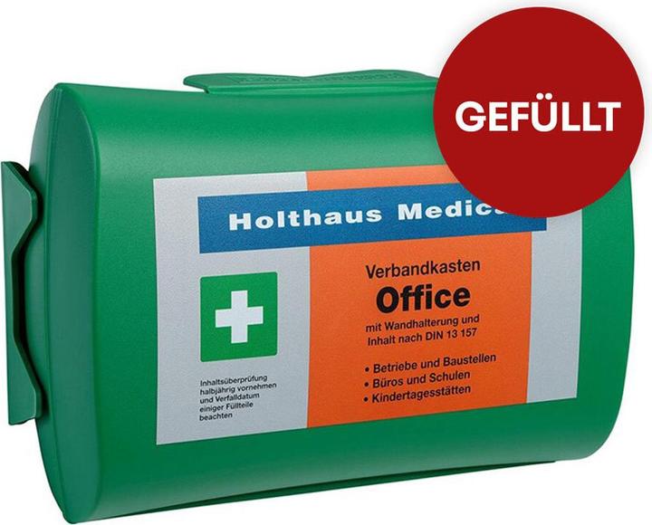 Actual product image Holthaus Medical First Aid Box Office DIN 13157 green (First aid box)