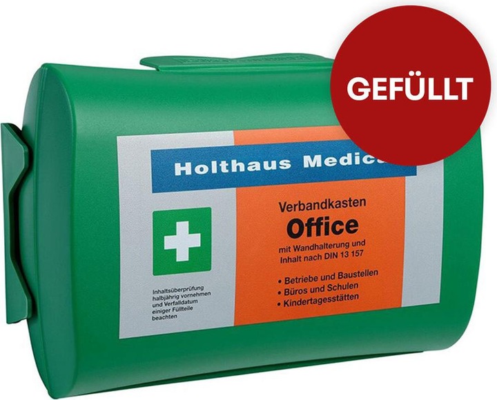 Produktbild Holthaus Medical Verbandskasten Office DIN 13157 grün (Verbandskasten)