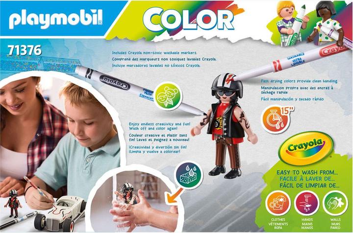 Produktbild Playmobil Rennauto (71376, Playmobil Color)