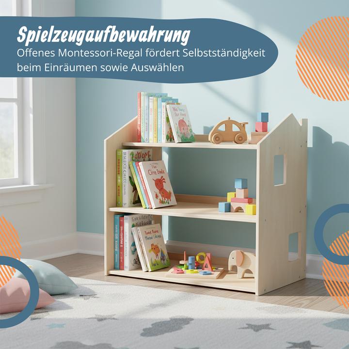 Produktbild Relaxdays Kinderregal (61 x 39 x 59 cm)