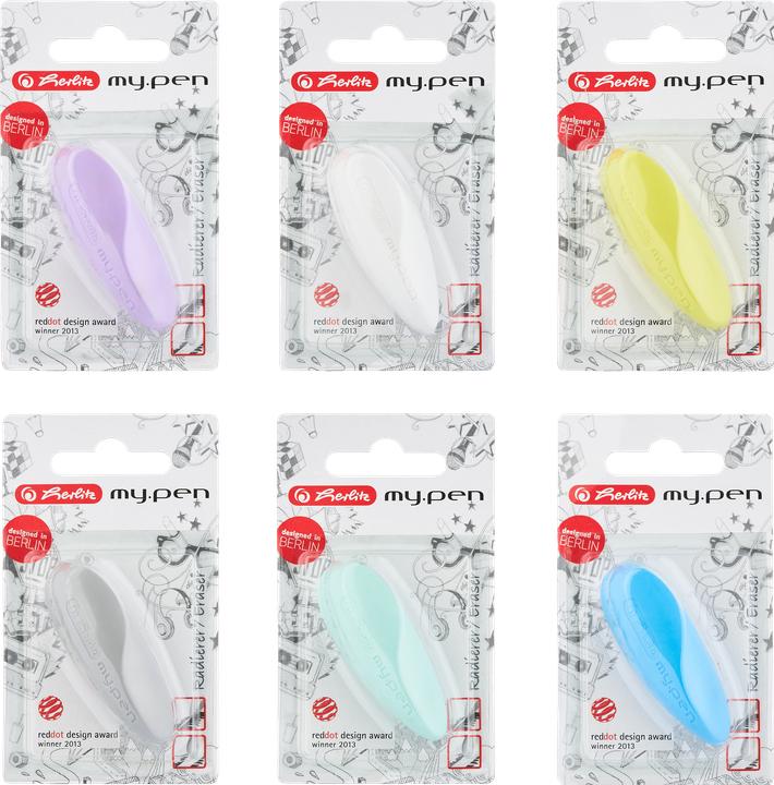 Produktbild Herlitz Radierer my.pen, Synthesekautschuk