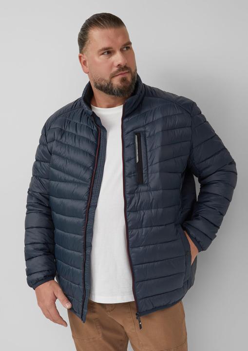 Produktbild S.Oliver Outdoor-Jacke Leichte Steppjacke mit sportiven Kontrastdetails | 360° Circular Vision (5XL)