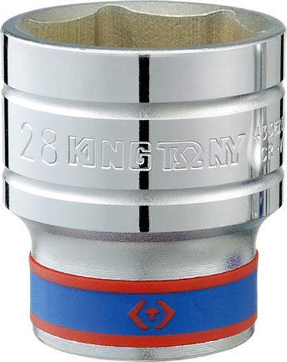 Produktbild King tony 433519M Stecknuss, metrisch, 1/2 Zoll, Standard, 19 mm (19 mm)